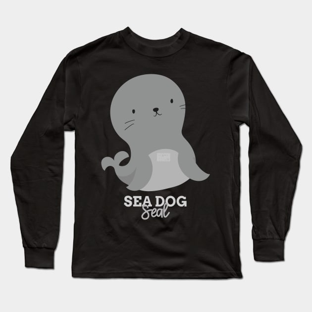 Funny Animal Name Meme Sea Dog SEAL Long Sleeve T-Shirt by porcodiseno